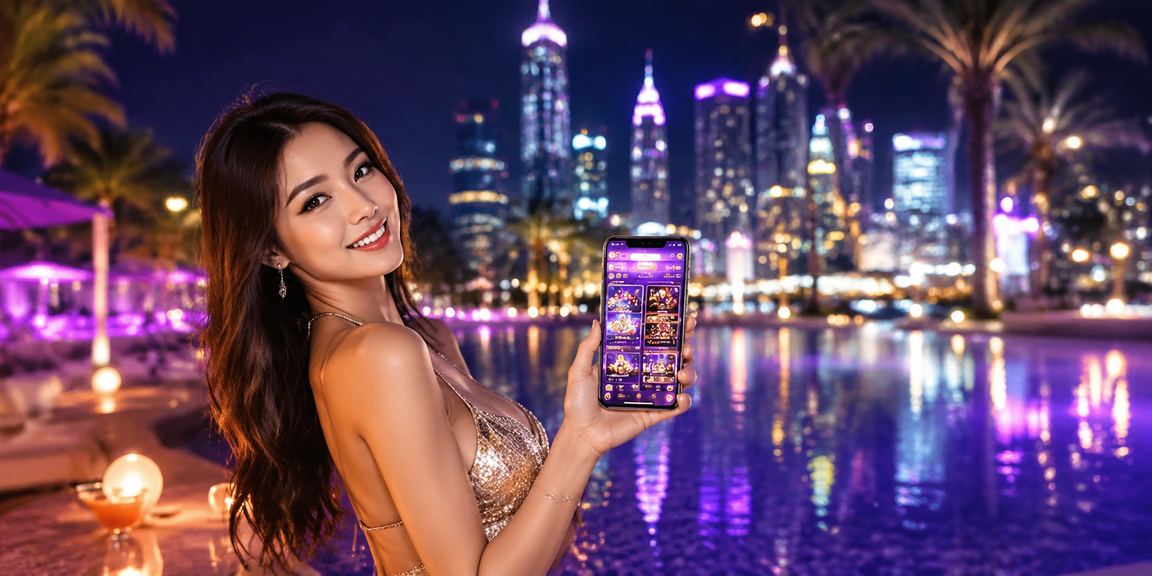 Giao diện ứng dụng casino neon về đêm tại Nha Trang – sc168 mobile